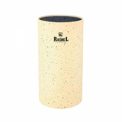 Подставка д/ножей 22,5см крем. /RASHEL/