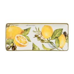 Блюдо  28*12*3см Лемон Три /358-1539/AGNESS/
