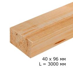 Доска сухая строганная 40*96*3000 мм