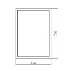 Зеркало SILVER MIRRORS Норма 50*70 см