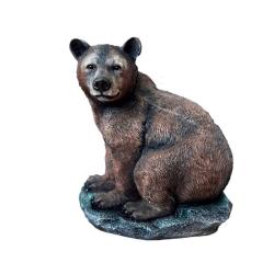 Фигурка садовая Медведь на камне