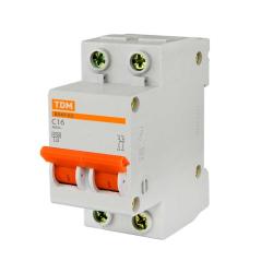 Автоматический выключатель TDM ВА47-63 2Р 20 А С 4,5 кА