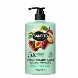 Гель для душа SANFITO Ваниль и масло какао 1000 мл