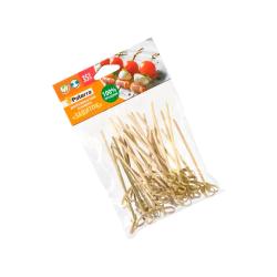 Шпажки д/канапе Завитки из бамбука , 90 мм, 35 шт /AVIORA/