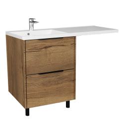 Тумба с раковиной ИРЛЕН Мальта 120 L солярис