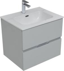 Тумба с раковиной AQUANET Алвита New 60 подвесная серый