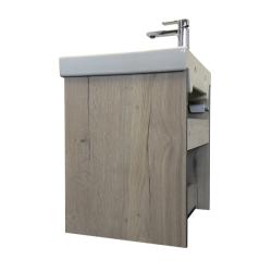 Тумба с раковиной COMFORTY Вена 55 дуб дымчатый