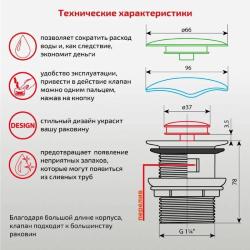 Клапан донный TERMA 10111