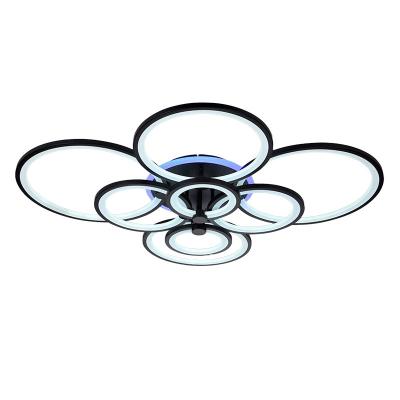 Люстра ЛАЙТ СФЕРА 3010/8B BK/RGB Черный