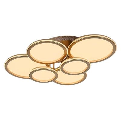 Люстра ЛАЙТ СФЕРА 9301/2*3 Champagne gold Золотое шампанское