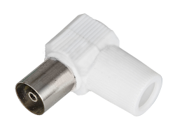 Разъем REXANT TV-гнездо угловой без пайки