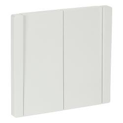 Выключатель IEK Forte&Piano 2 клавиши белый FP-V20-0-10-1-K01