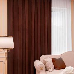 Штора LEGRAND Канвас Шоколад 150*280 см