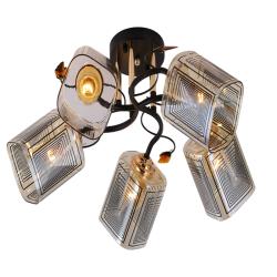 Люстра ЛАЙТ СФЕРА 06440/5 Black+gold Черный, золото 