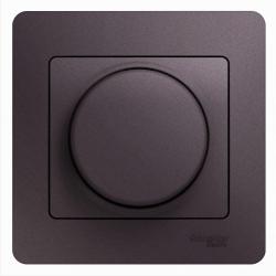 Светорегулятор SYSTEME ELECTRIC Glossa поворотный шоколад GSL000834