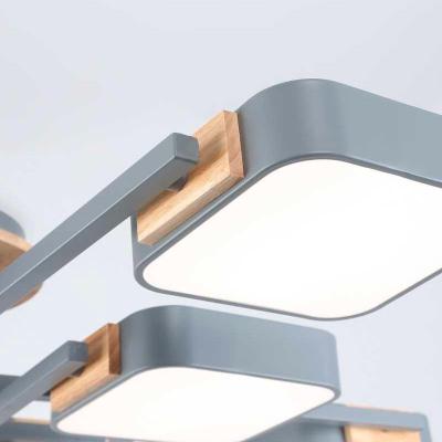 Люстра AMBRELLA Comfort FL4889/8 GR/WD Серый