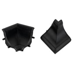 Комплект аксессуаров LB-15 Черный матовый 6051( 2 заглушки, 1 внеш., 1 вн. угол)