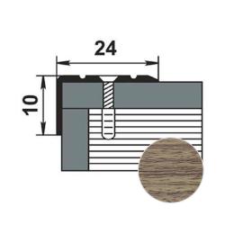 Профиль угловой ЛУКА ПУ 01 Дуб беленый 087 1,8 м