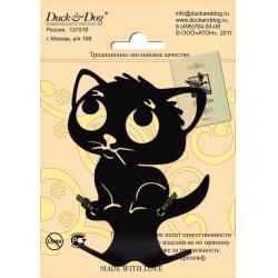 Подсумочник DUCK & DOG Котенок черный матовый