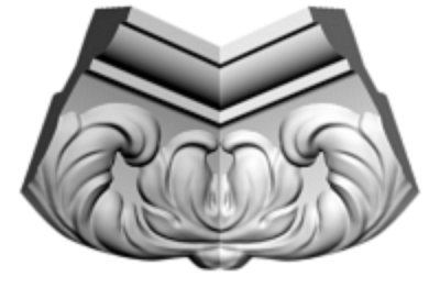 Угол внутренний ППС GLANZEPOL 53*27 мм GP-59