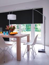 Рулонная штора FIXLINE AMIGO Blackout Рондо Черный 70*180 см