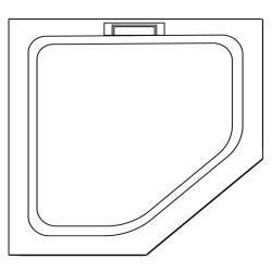 Поддон каменный RGW STA-61W 90*90 см