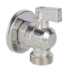 Кран шаровой TEBO угловой для сантехнических приборов 1/2*1/2" НР 