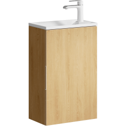 Тумба с раковиной AQWELLA Accent 40 дуб золотой