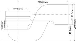 Труба фановая MCALPINE MRWC46
