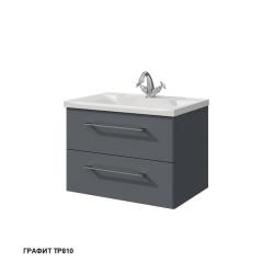 Тумба с раковиной CAPRIGO Accord 65 графит
