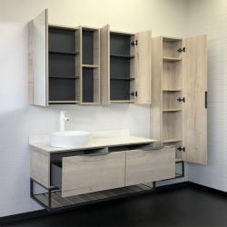 Тумба с раковиной COMFORTY Порто 120 дуб дымчатый 1 раковина