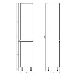 Пенал АСБ-МЕБЕЛЬ Марко 35 