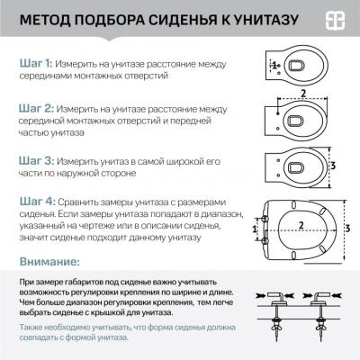Сиденье для унитаза BERGES Unit РР