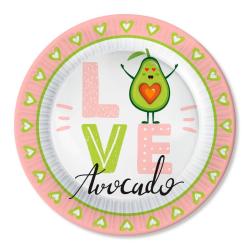 Набор тарелок ND PLAY Авокадо 6 шт 180 мм