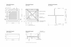 Поддон акриловый МЕТАКАМ Universal S 80*80 см