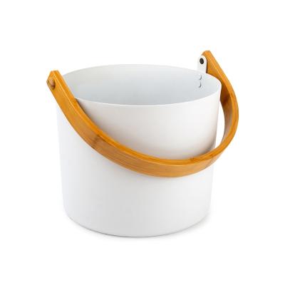 Ведро MAESTRO WOODS Premium line white 5 л