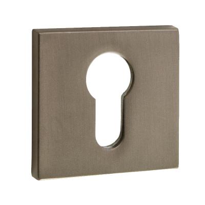 Накладка под личинку PUERTO Slim Никель черный матовый