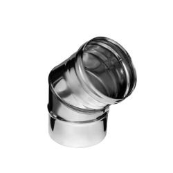 Колено FERRUM HF AISI 430 135° 0,8 мм 160 мм