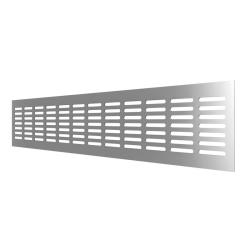 Решетка вентиляционная ЭРА 4808DP алюминиевая серебро 480*80 мм