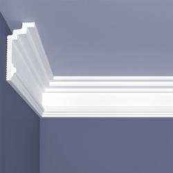 С 6/80 Плинтус потолочный белый Bello-Deco (80*40) 2м/43