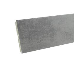 Цоколь ПВХ Бетон светлый 150 мм 4 м