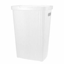 Корзина для белья БЫТПЛАСТ Velvet белый 45 л 433246216