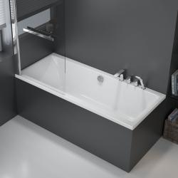 Ванна акриловая EXCELLENT Pryzmat хром 170*75 см