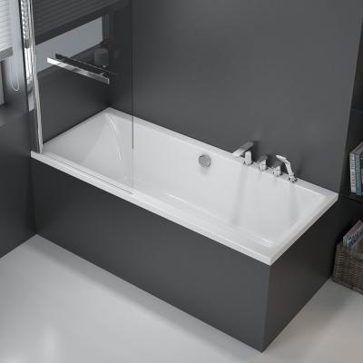 Ванна акриловая EXCELLENT Pryzmat хром 170*75 см