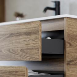 Тумба с раковиной SANCOS Libra 100 дуб чарлстон