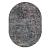 Ковер SERENITY D771 GRAY овал размер 2,0 х 2,9 м