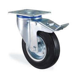 Колесо с опорой поворотное C-3302-SLS-160-F18