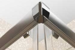 Душевая дверь RAVAK BLRV2K-90 Transparent блестящий 90 см