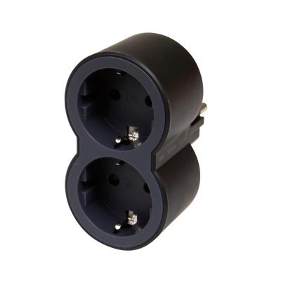 Разветвитель LEGRAND Стандарт 2 гнезда черный 694517