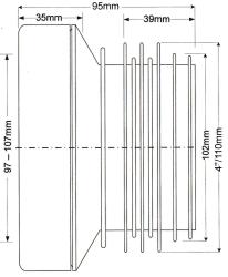 Труба фановая MCALPINE MRWC1-B